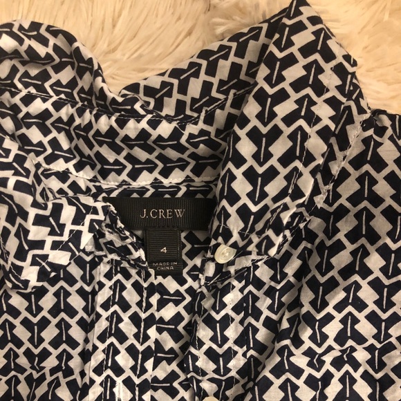 J. Crew blouse gently used size 4 - Picture 2 of 3